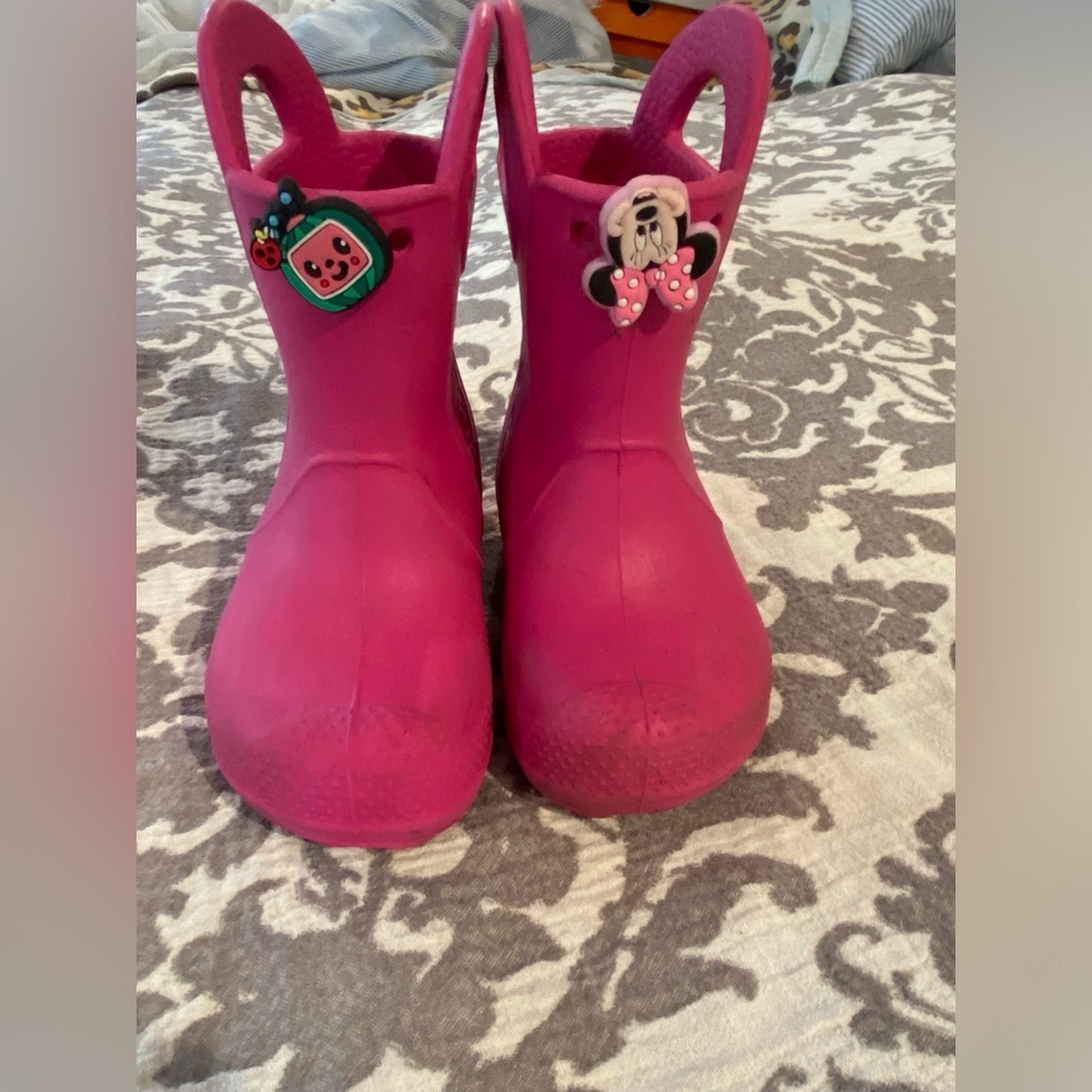 Crocs rain boots
